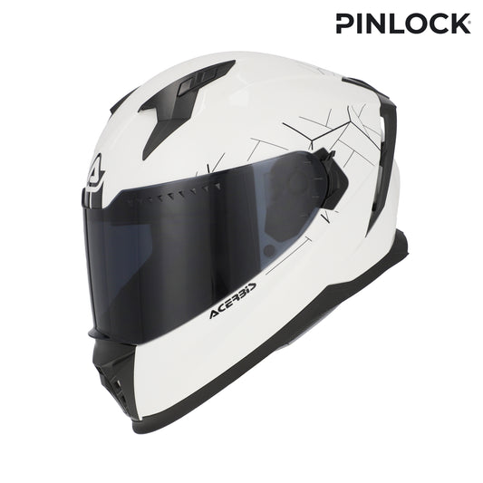 ACERBIS-Casco integrale X-Way Bianco L