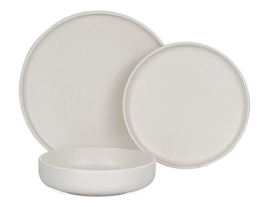 Set 18 piatti Skandik Pepper White