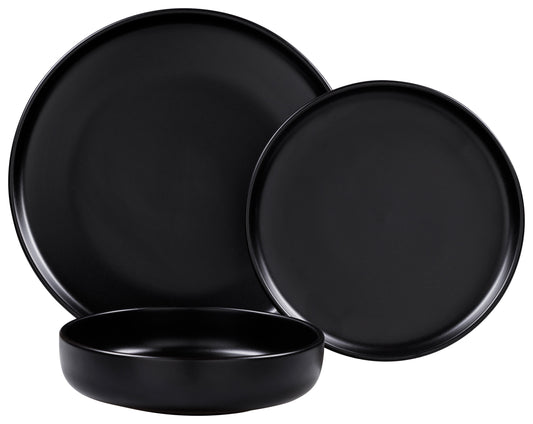 Set 18 piatti Skandik Black