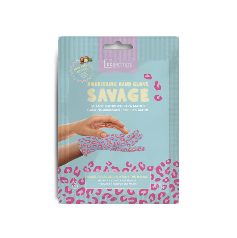 IDC - Maschera guanto nutriente per mani al Burro di Karité - 2 x 18 g