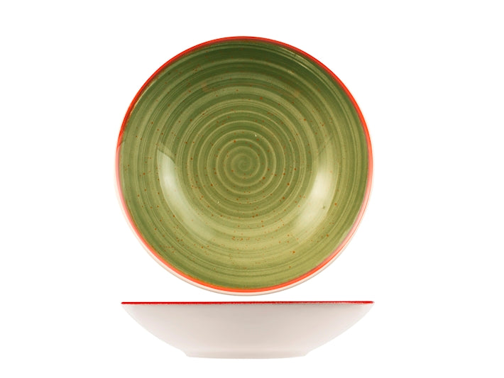 Servizio Piatti Natalizio Festive Wishes 18 Pezzi in Stoneware - Set Tavola per 6 Persone con Piatti Piani, Fondi e Dessert, Design Coupe Elegante e Decorativo H&H