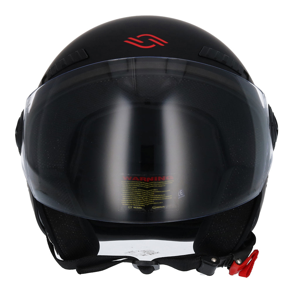 Shiro - Casco jet Kioto nero S