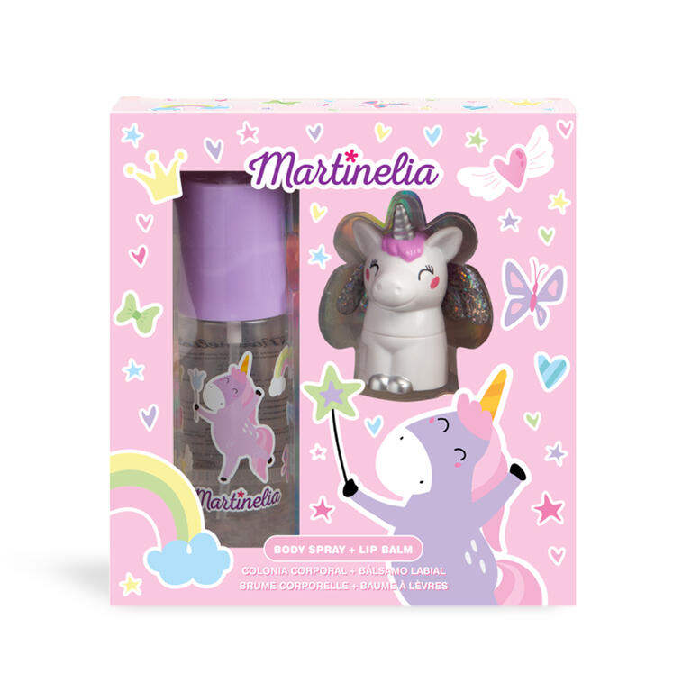 Martinelia set spray corpo e balsamo labbra Sweet Dreams – Viola