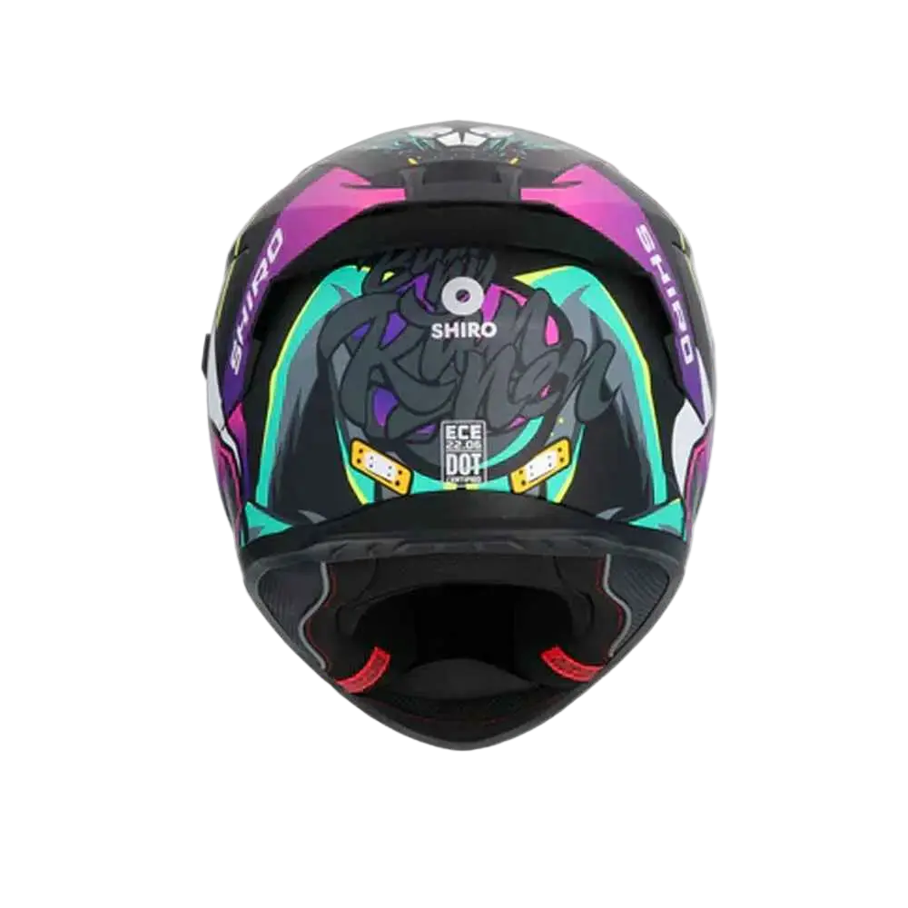 Shiro - Casco integrale Raptor crazy rabbit multicolore XL