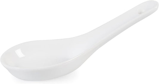 Cucchiaio in porcellana bianca cm 15x5x5 hH&H