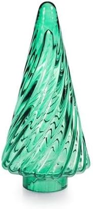 Albero natale verde in vetro soffiato a mano H&H