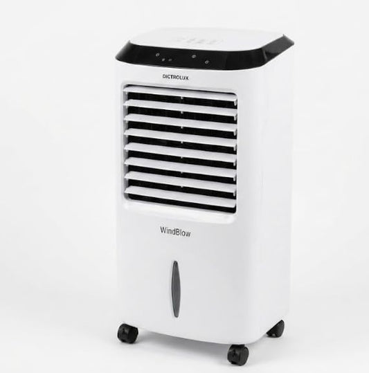 Raffrescatore Evaporativo Wind Blow 65W con Display LED e Funzione Ionica | Con Telecomando, Funzione Ionica, Display LED, 65 Watt, Uso Domestico