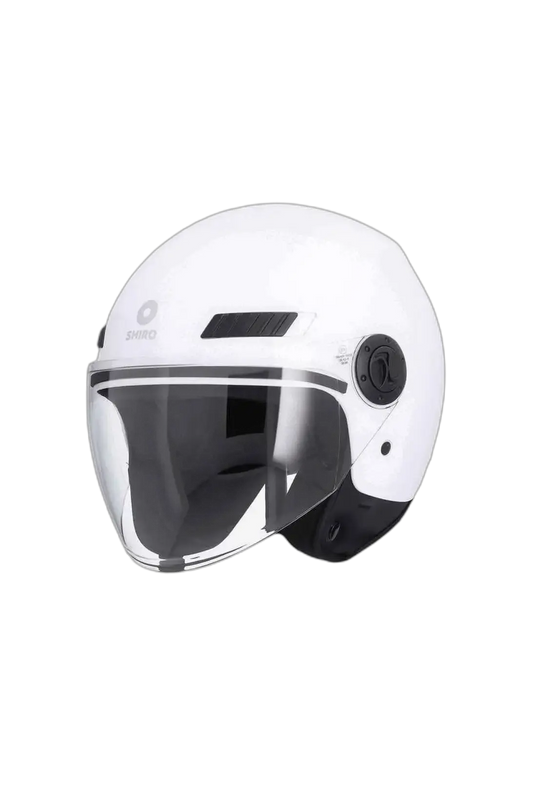Shiro - Casco jet Kioto bianco S