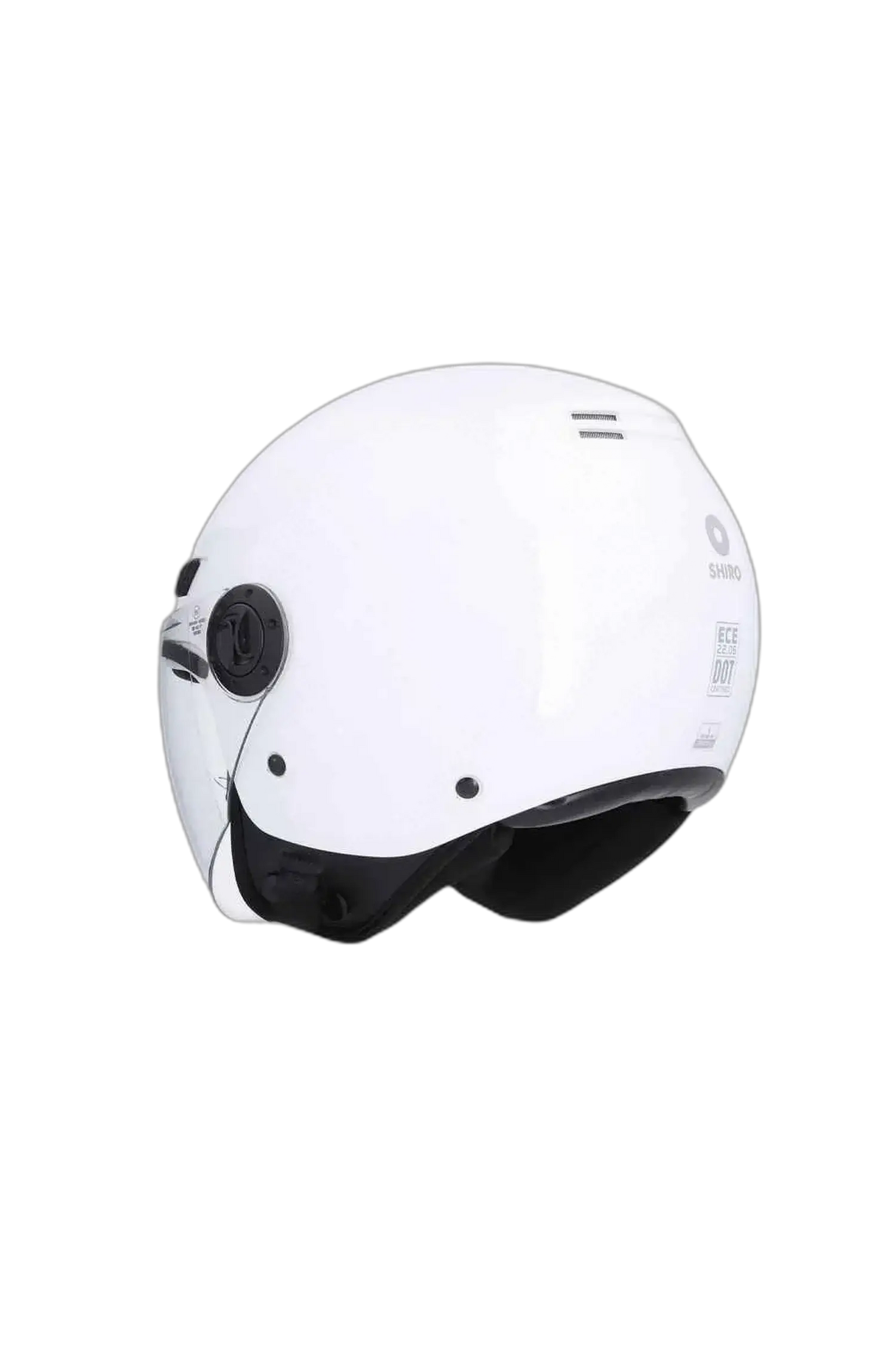 Shiro - Casco jet Kioto bianco S
