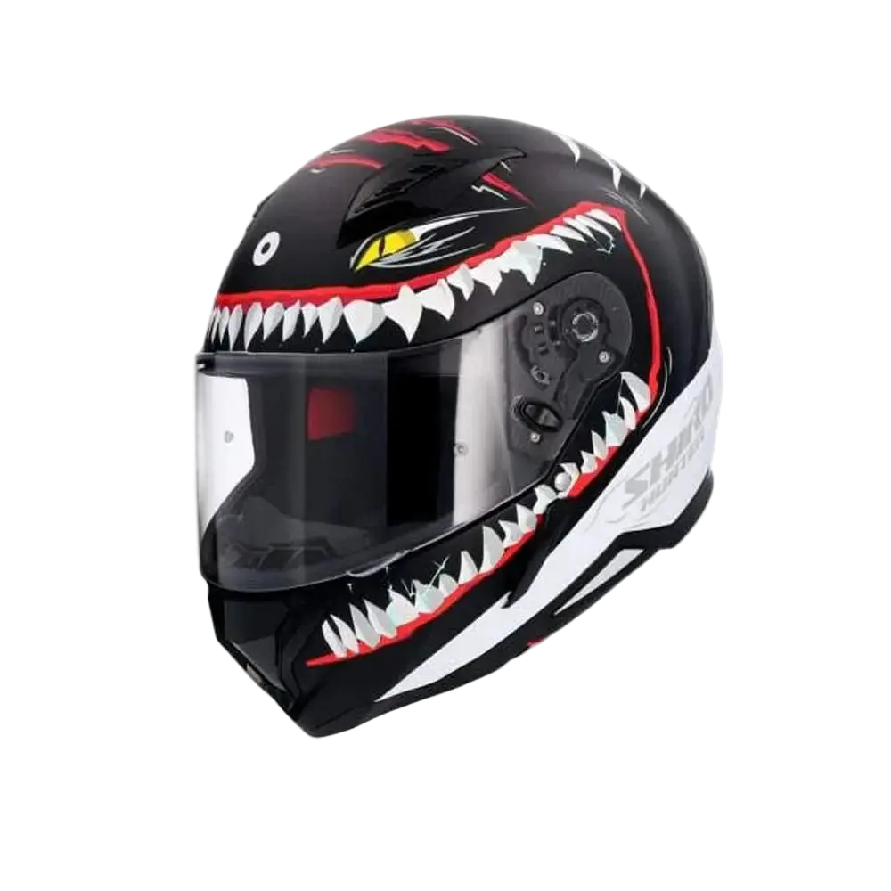 Shiro - Casco integrale Hunter Shark nero matt L