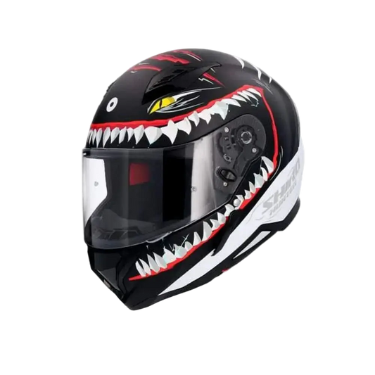 Shiro - Casco integrale Hunter Shark nero matt XL
