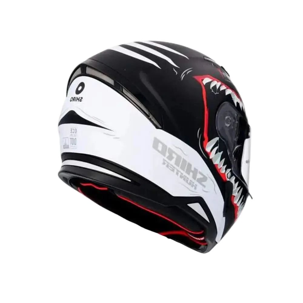 Shiro - Casco integrale Hunter Shark nero matt L