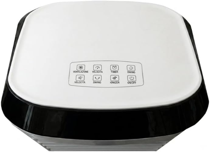 Raffrescatore Evaporativo Wind Blow 65W con Display LED e Funzione Ionica | Con Telecomando, Funzione Ionica, Display LED, 65 Watt, Uso Domestico