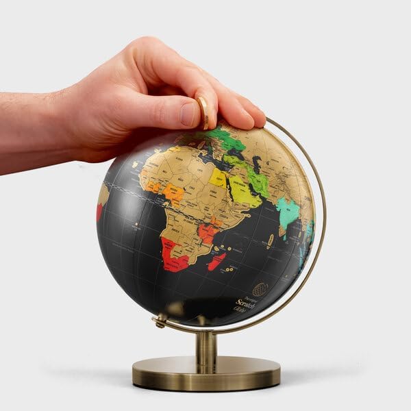 Globo interattivo da grattare