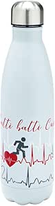 Bottiglia Termica Brandani 500 ml con scritte in Acciaio Inox con Chiusura Ermetica