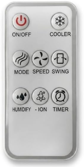 Raffrescatore Evaporativo Wind Blow 65W con Display LED e Funzione Ionica | Con Telecomando, Funzione Ionica, Display LED, 65 Watt, Uso Domestico