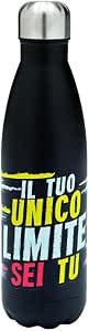 Bottiglia Termica Brandani 500 ml Nero in Acciaio Inox con Chiusura Ermetica