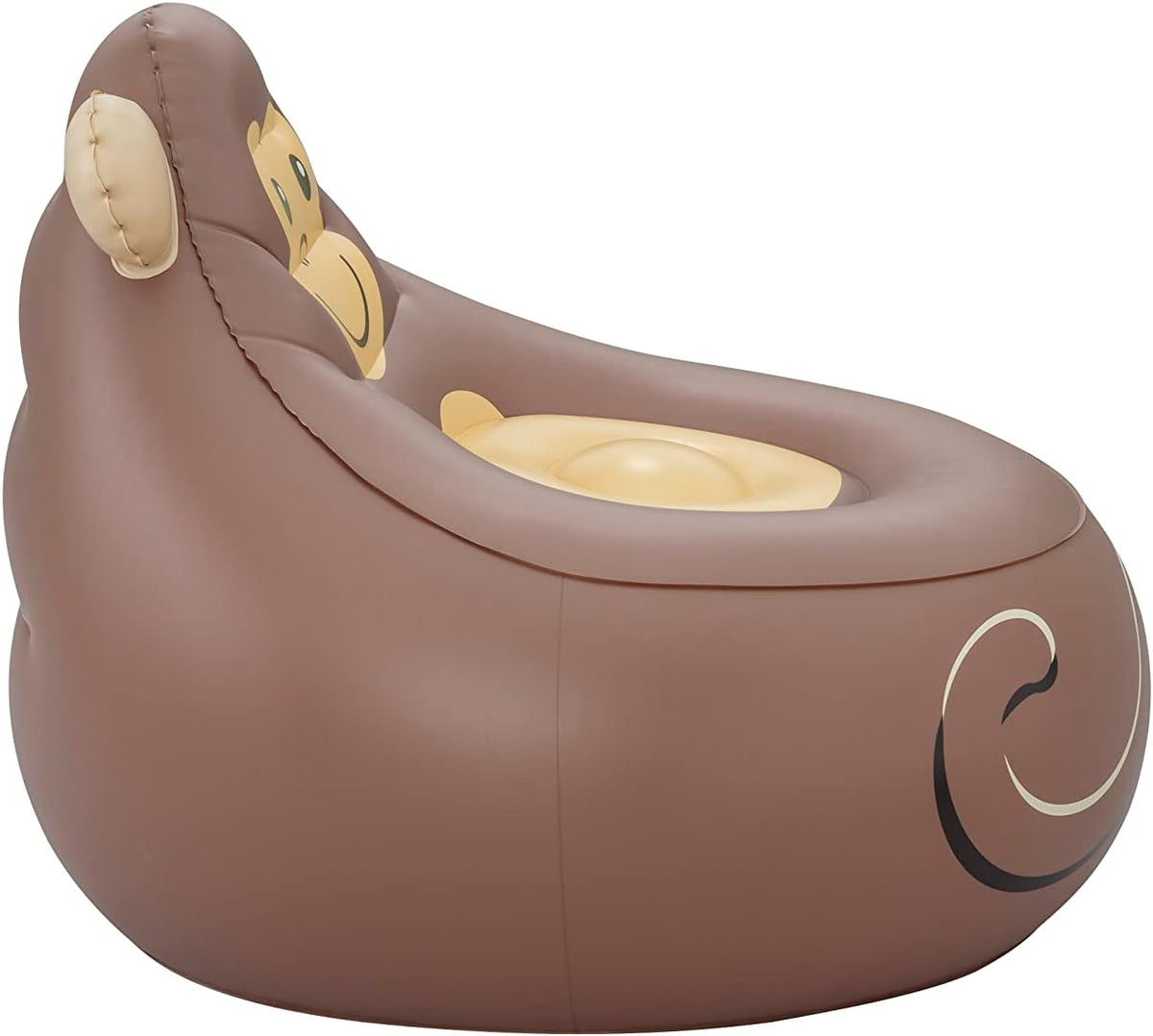Poltrona Baby Cozy Critters Scimmia 72x72x64 cm Gonfiabile per Bambini