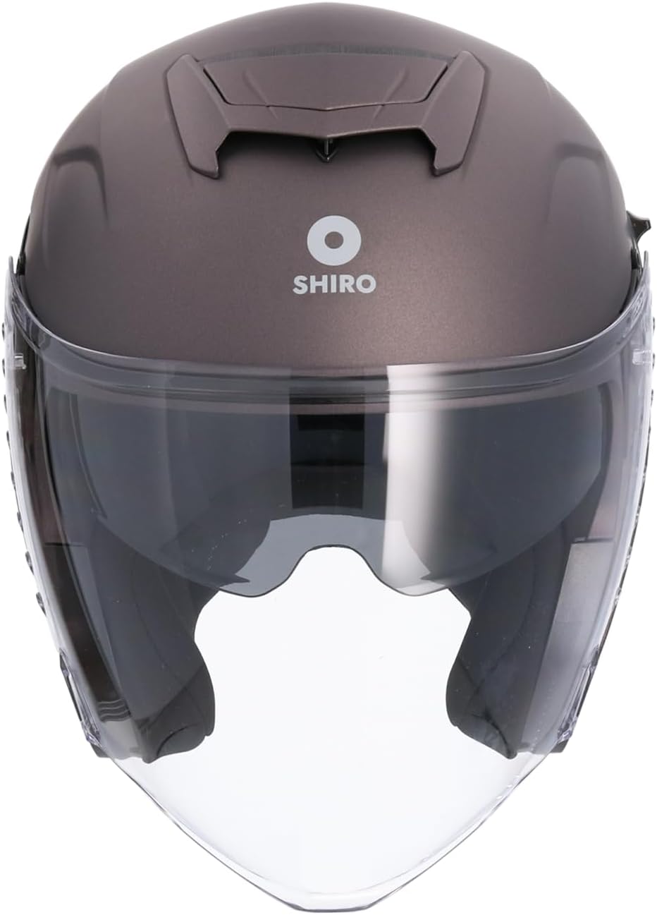 Shiro - Casco jet Capri grafite XL