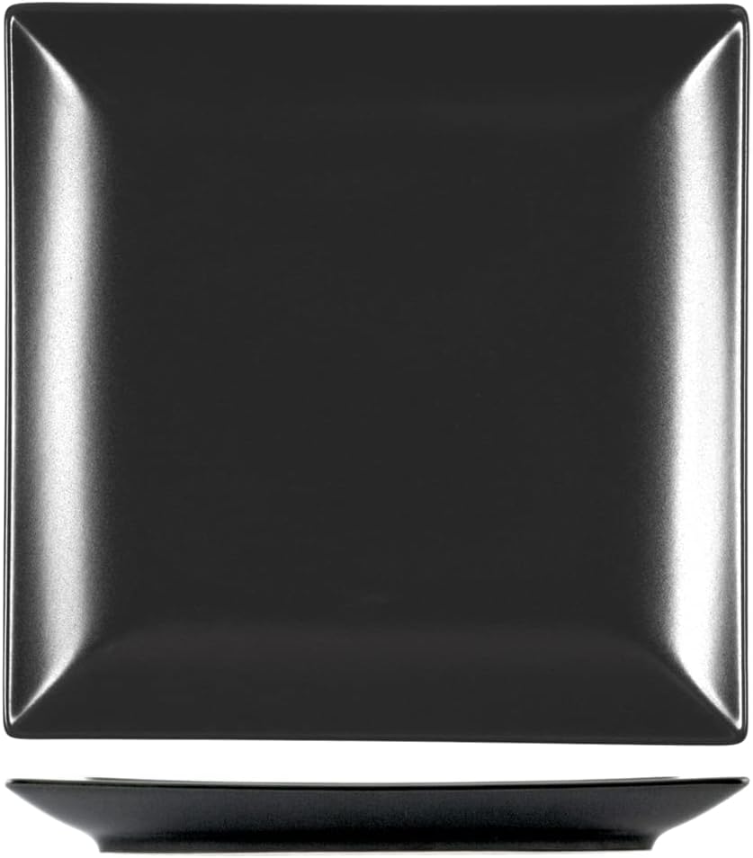 Piatto STW Osaka Nero Pane 16 x 16 cm