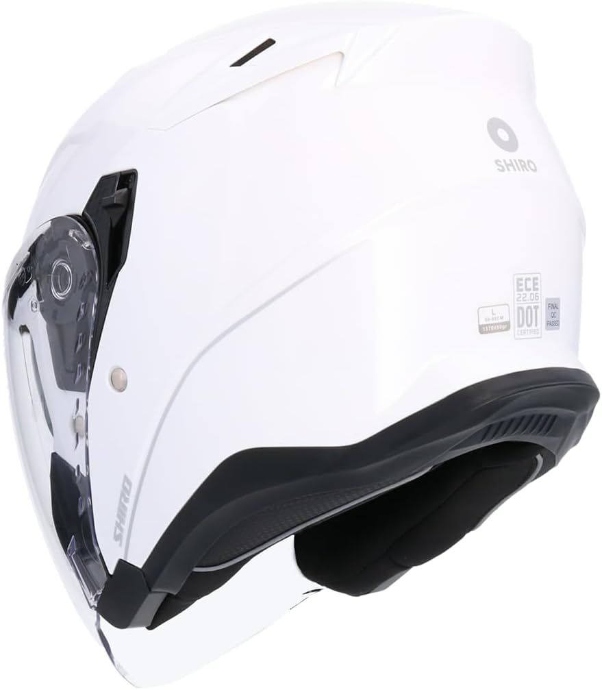 Shiro - Casco jet Capri bianco perla M