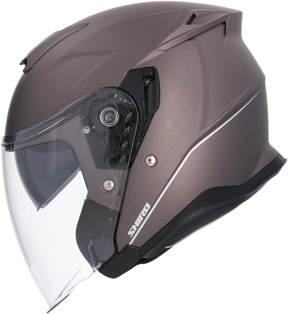 Shiro - Casco jet Capri grafite M