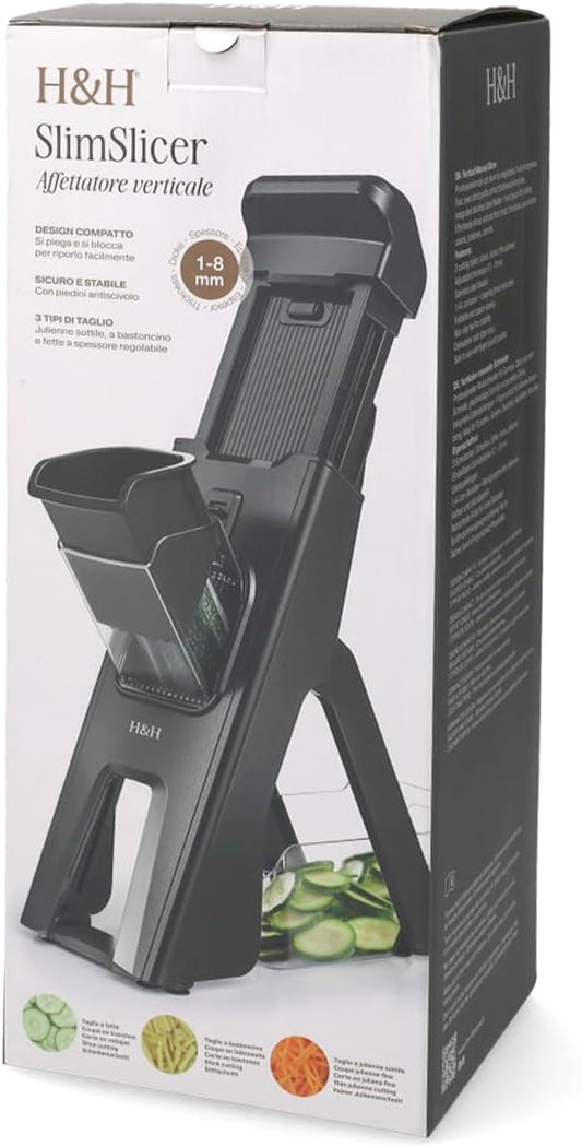 Affettatutto Verticale Compact Nero