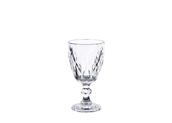 Set 6 calici vino in vetro kreaty 25 cl