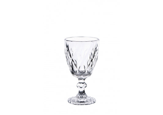 Set 6 calici vino in vetro kreaty 25 cl
