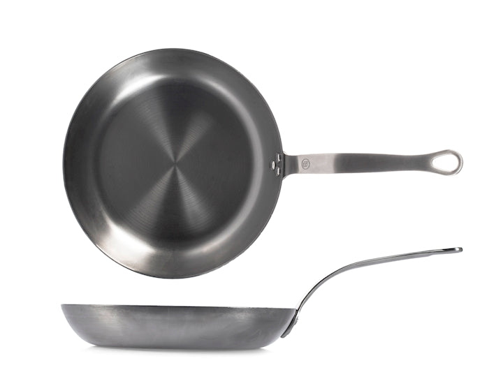 Padella in ferro con manico in acciaio inox diametro cm 26