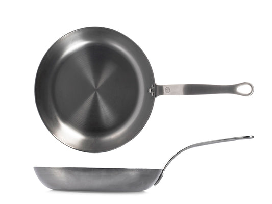 Padella in ferro con manico in acciaio inox diametro cm 26