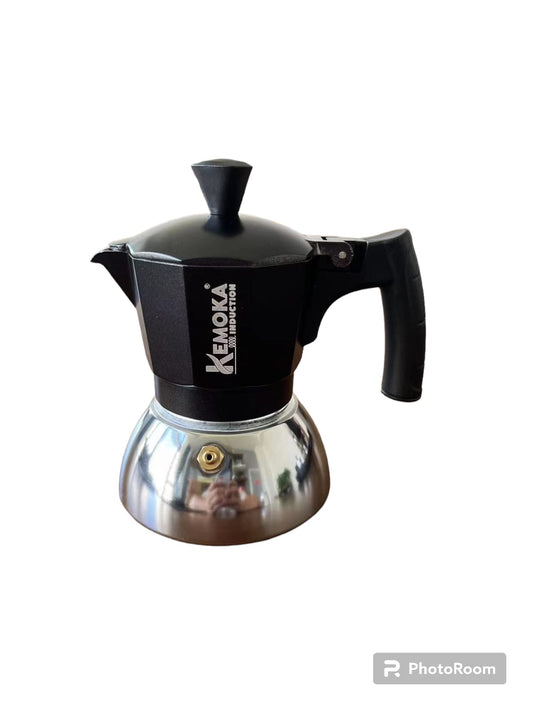 Caffettiera KEMOKA Induzione â?" 3 Tazze â?" Confezione Scatolata
