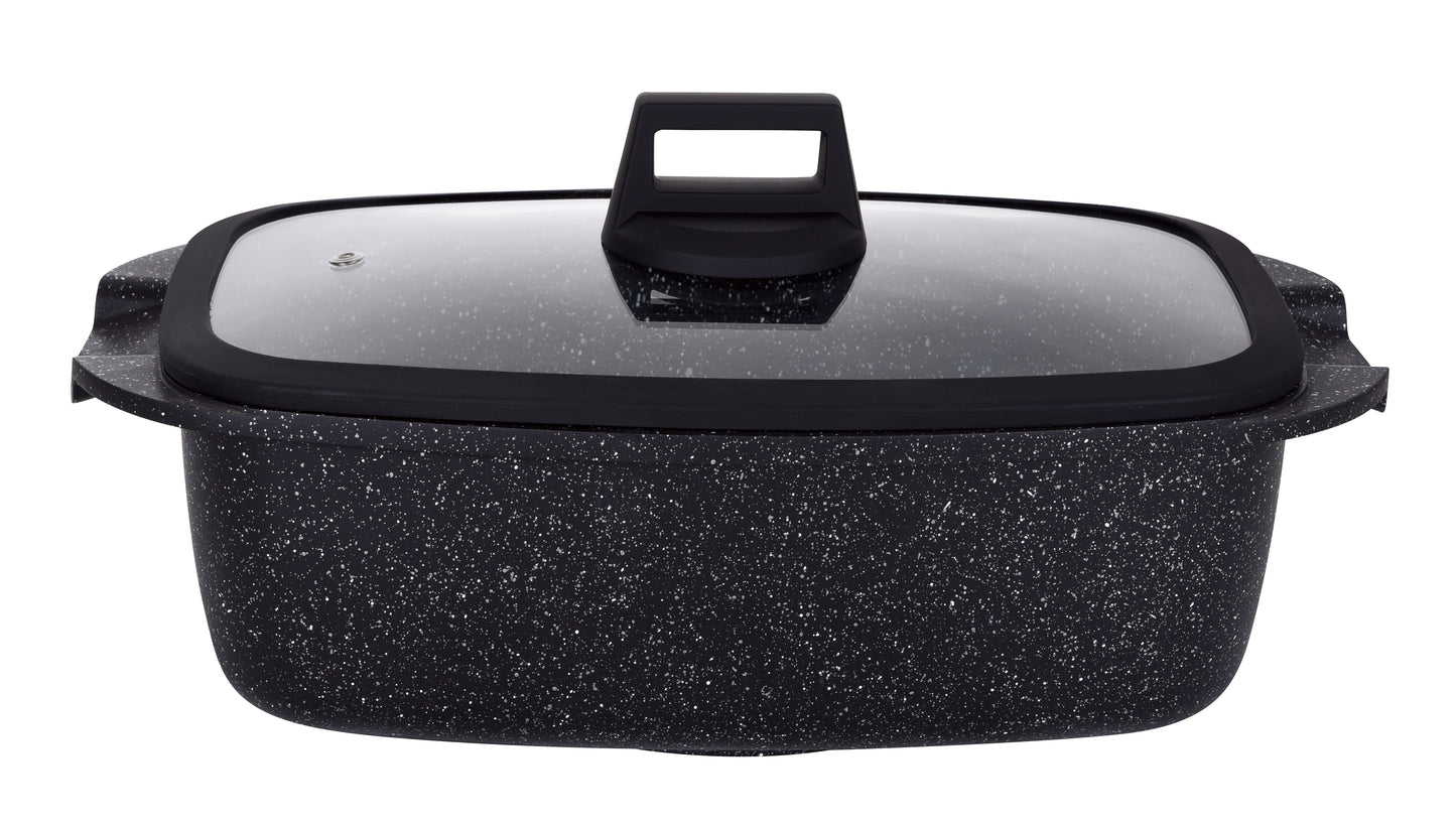 Cocotte Rettangolare 32x20 cm con Coperchio â?" Monolite Cotture Speciali