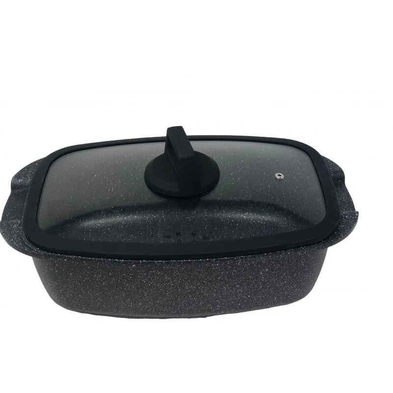 Cocotte Rettangolare 32x20 cm con Coperchio â?" Monolite Cotture Speciali