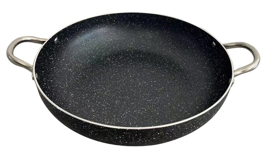 Tegame in Alluminio Alimentare 36 cm con 2 Manici in Acciaio