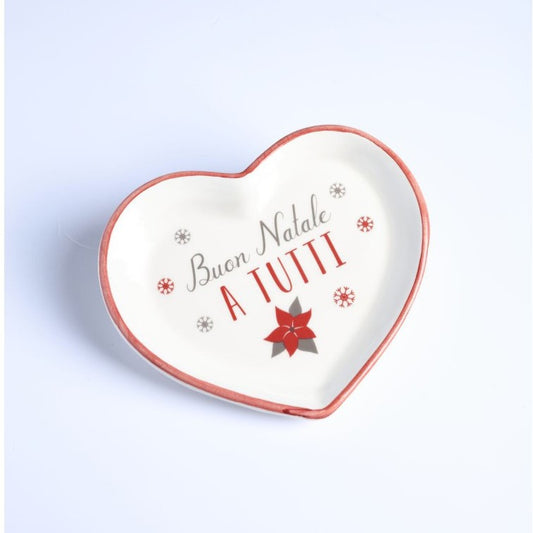 CUORICINO C/SCRITTA â?" BUON NATALE A TUTTI