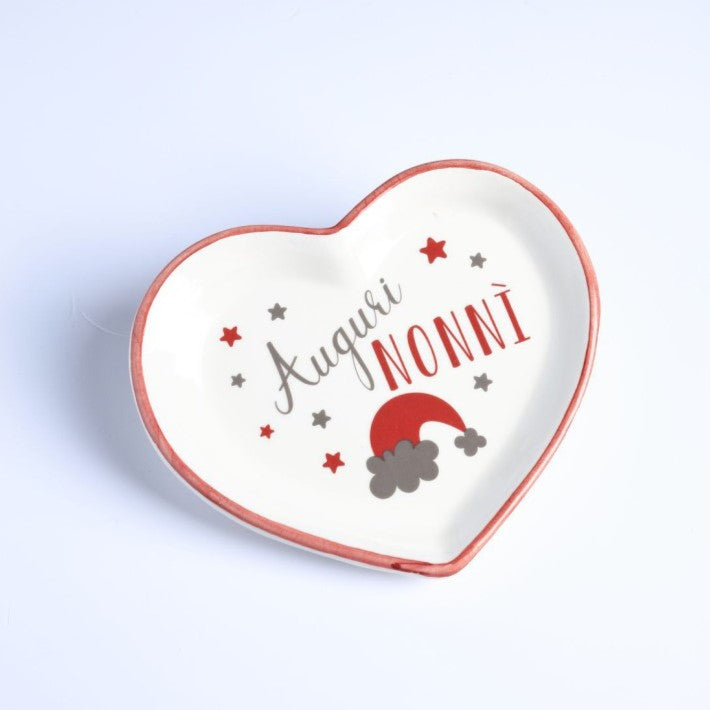CUORICINO C/SCRITTA â?" AUGURI NONNI