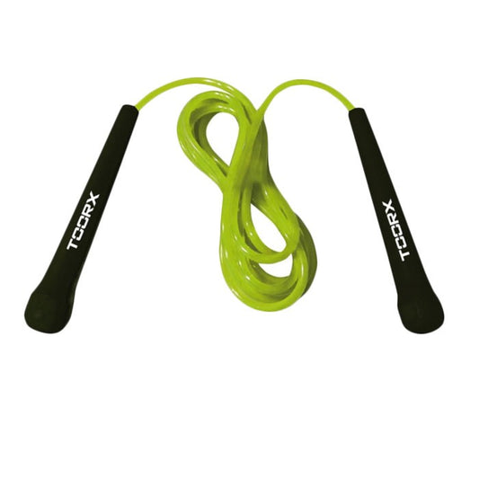 Corda da Salto Veloce Toorx in PVC Verde Lime-Nero