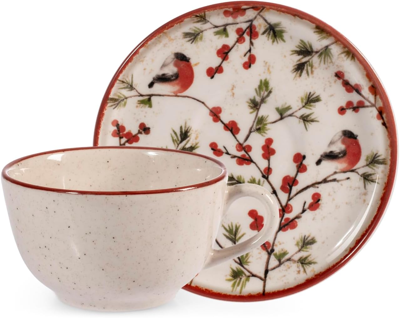 Confezione 2 tazze thè con piatto red delightH&H