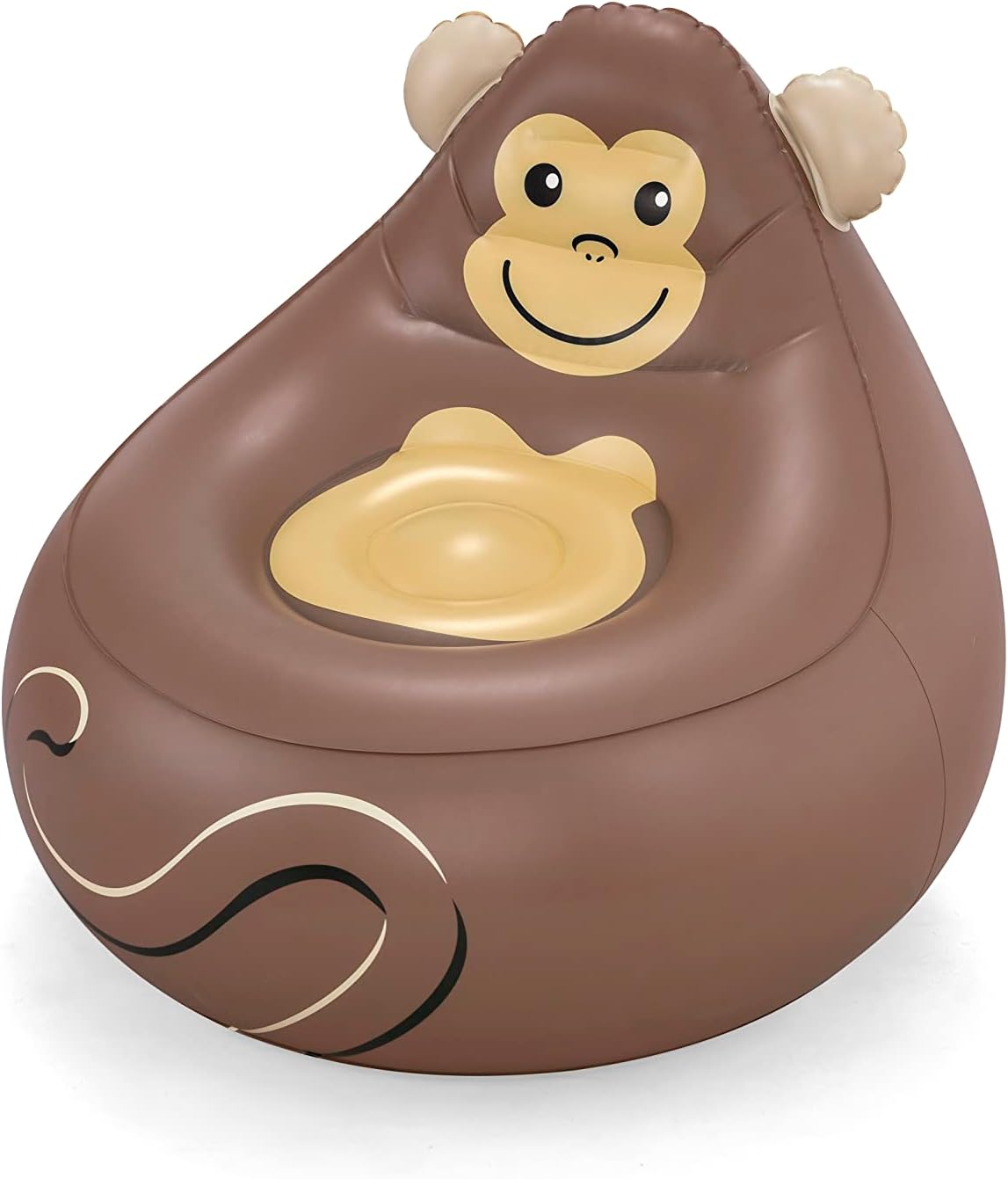 Poltrona Baby Cozy Critters Scimmia 72x72x64 cm Gonfiabile per Bambini