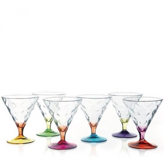 Set Riflessi Bicolour 6pz calici gelato - RCR