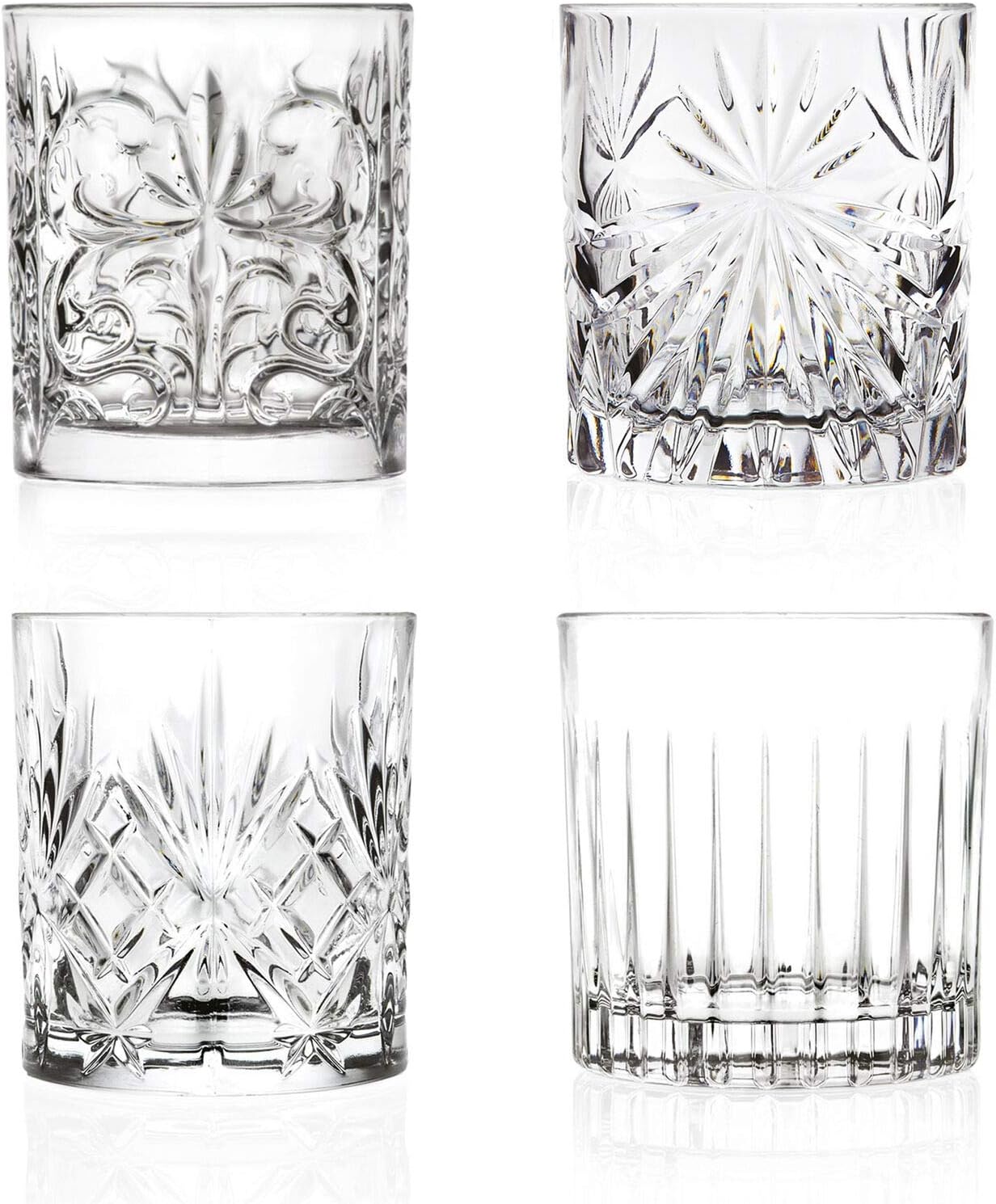 RCR Mixology Set 4 Bicchieri In Vetro Cristallino