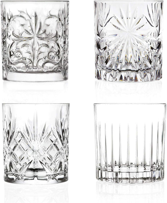 RCR Mixology Set 4 Bicchieri In Vetro Cristallino