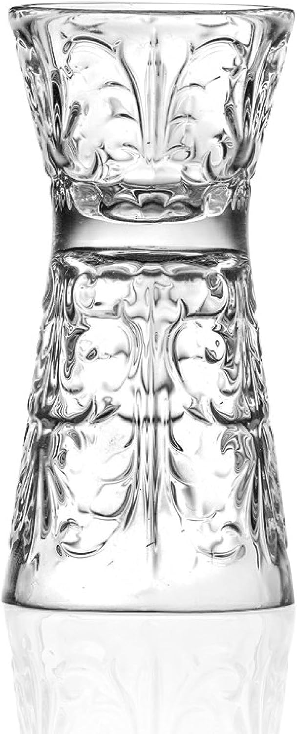 RCR Tattoo Glass Jigger Clessidra 3-6 Cl Set 6 Pz