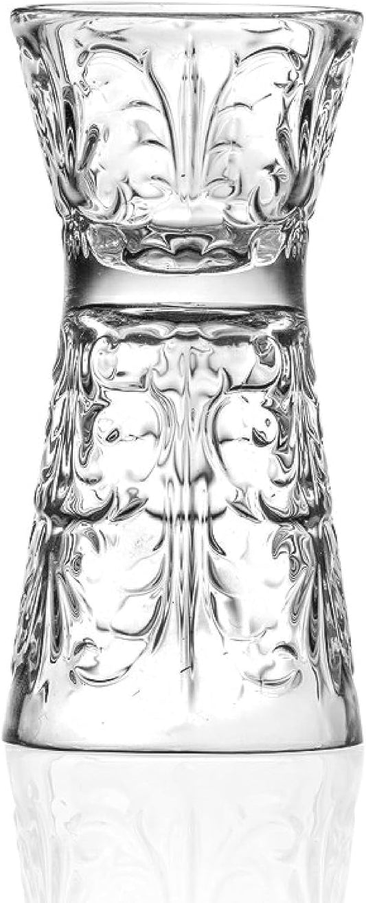 RCR Tattoo Glass Jigger Clessidra 3-6 Cl Set 6 Pz