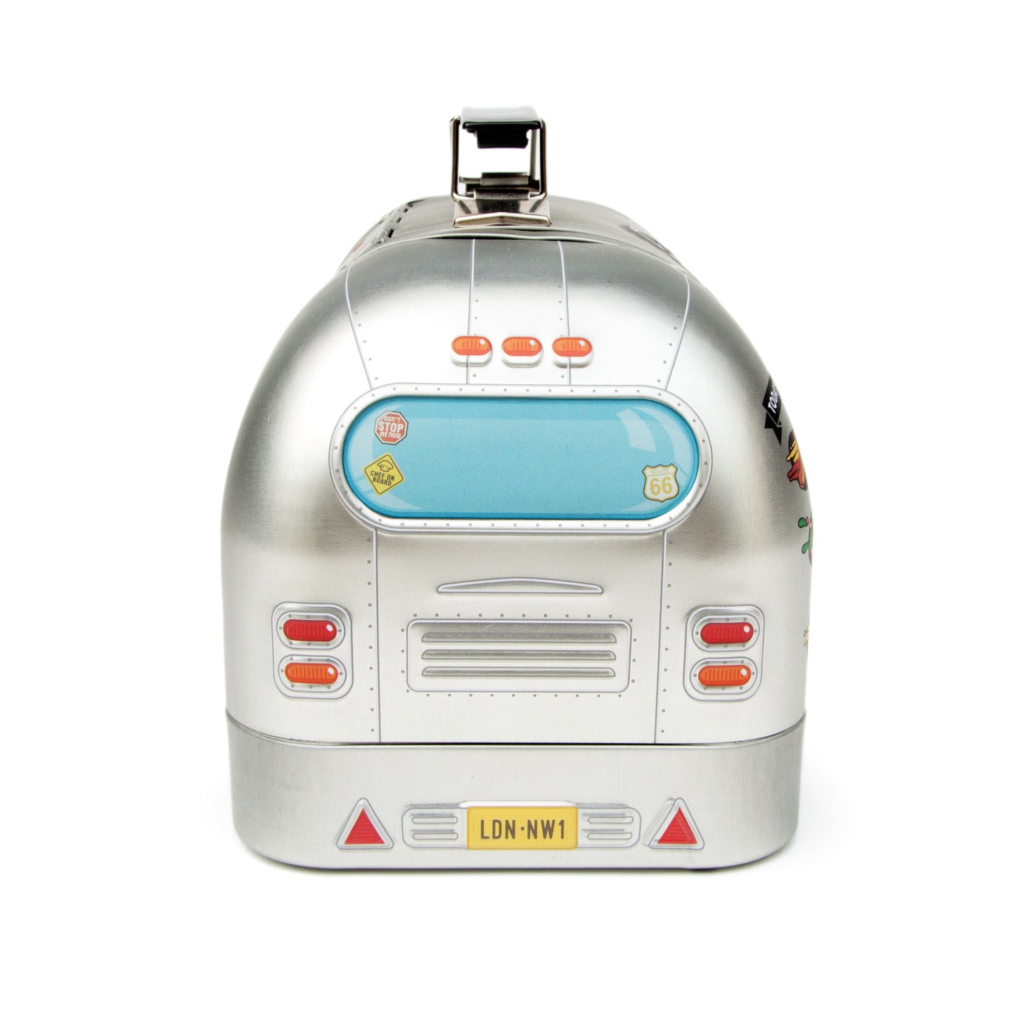 Lunch Box in Latta a Forma di Food Truck â?" Porta Pranzo Vintage con Manico