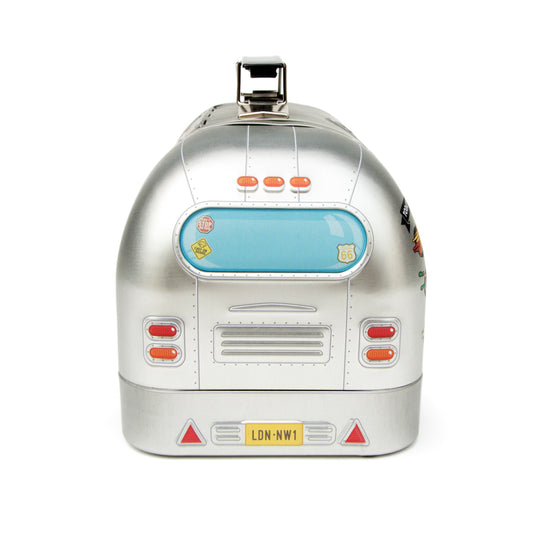 Lunch Box in Latta a Forma di Food Truck â?" Porta Pranzo Vintage con Manico