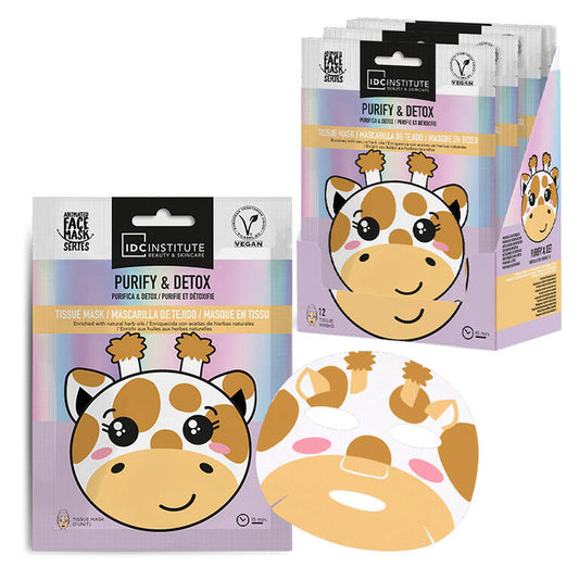 Maschera viso alla giraffa purificante e detox