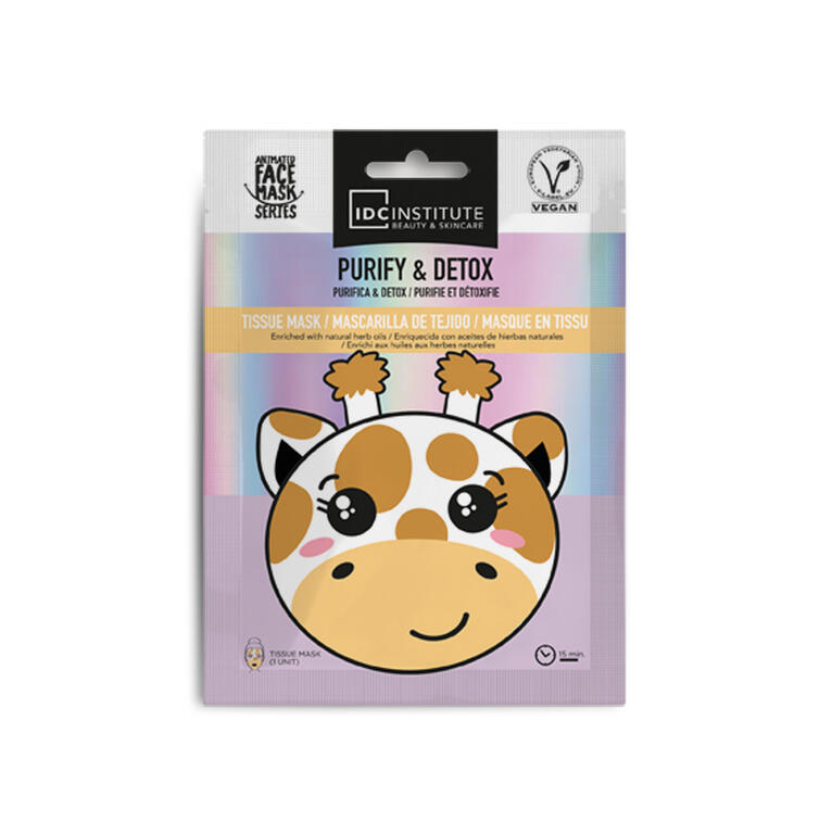 Maschera viso alla giraffa purificante e detox