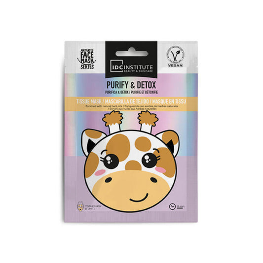 Maschera viso alla giraffa purificante e detox